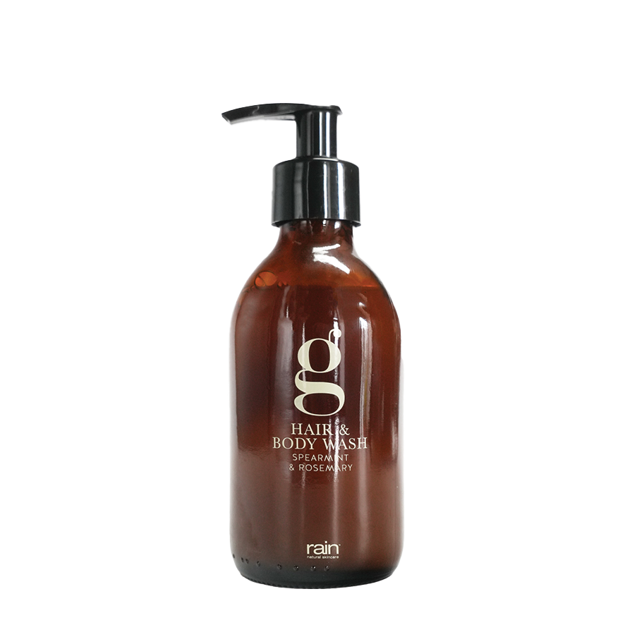 uomo sapone per capelli e corpo