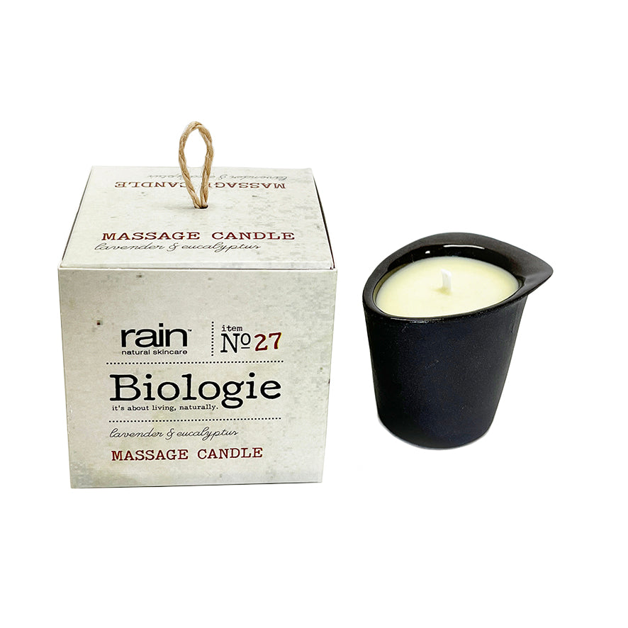 biologie lavender + eucalyptus candela da massaggio