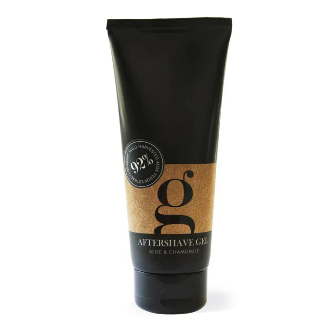 men's aftershave gel aloe and chamomile